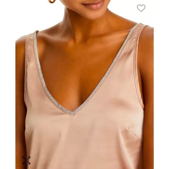NWT Generation Love Women's Christie Crystal Tank
XL Latte Embellished - Picture 2 of 13